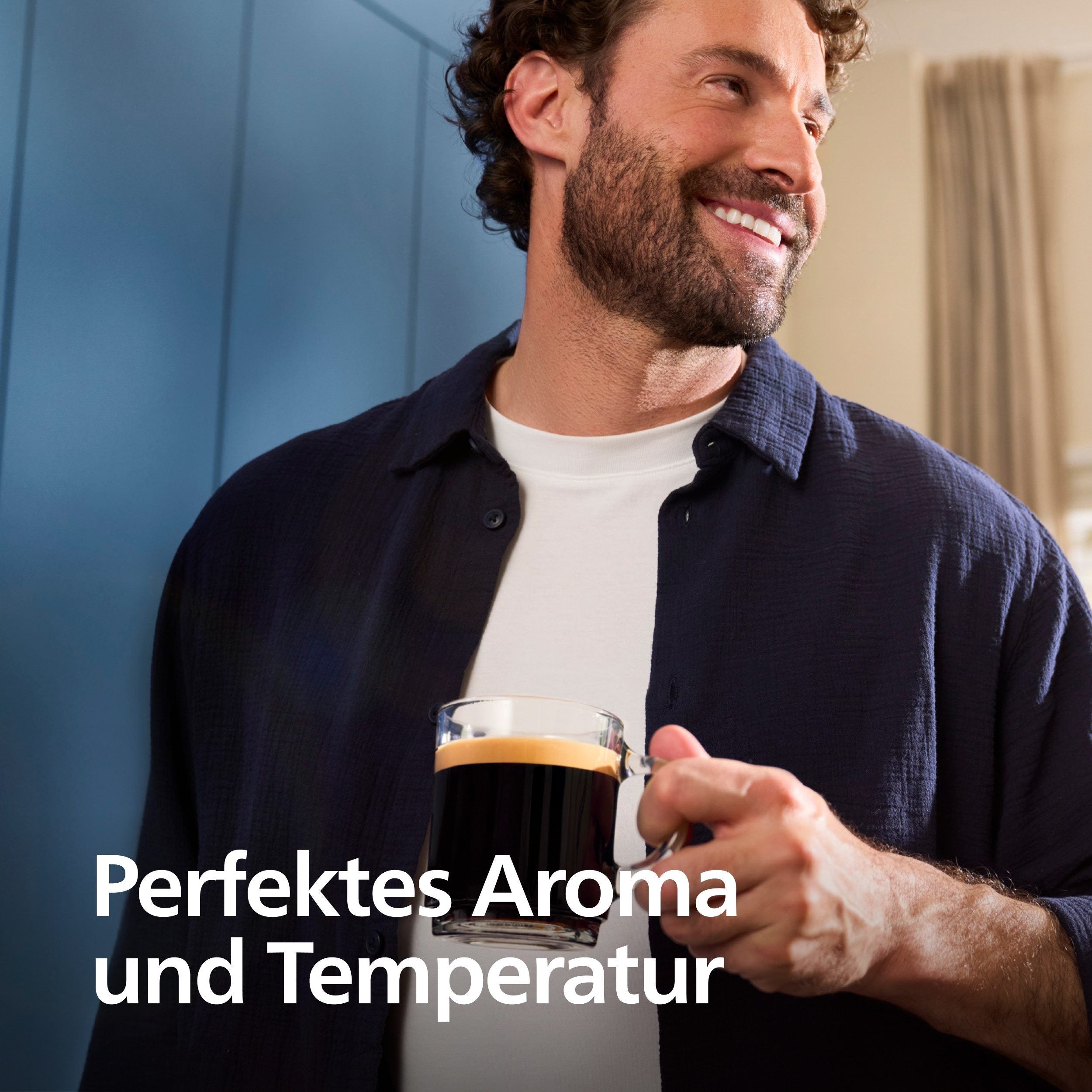 PHILIPS EP5447/90 Serie 5400 LatteGo 12 Kaffeespezialitäten Kaffeevollautomat Schwarz/Chrom