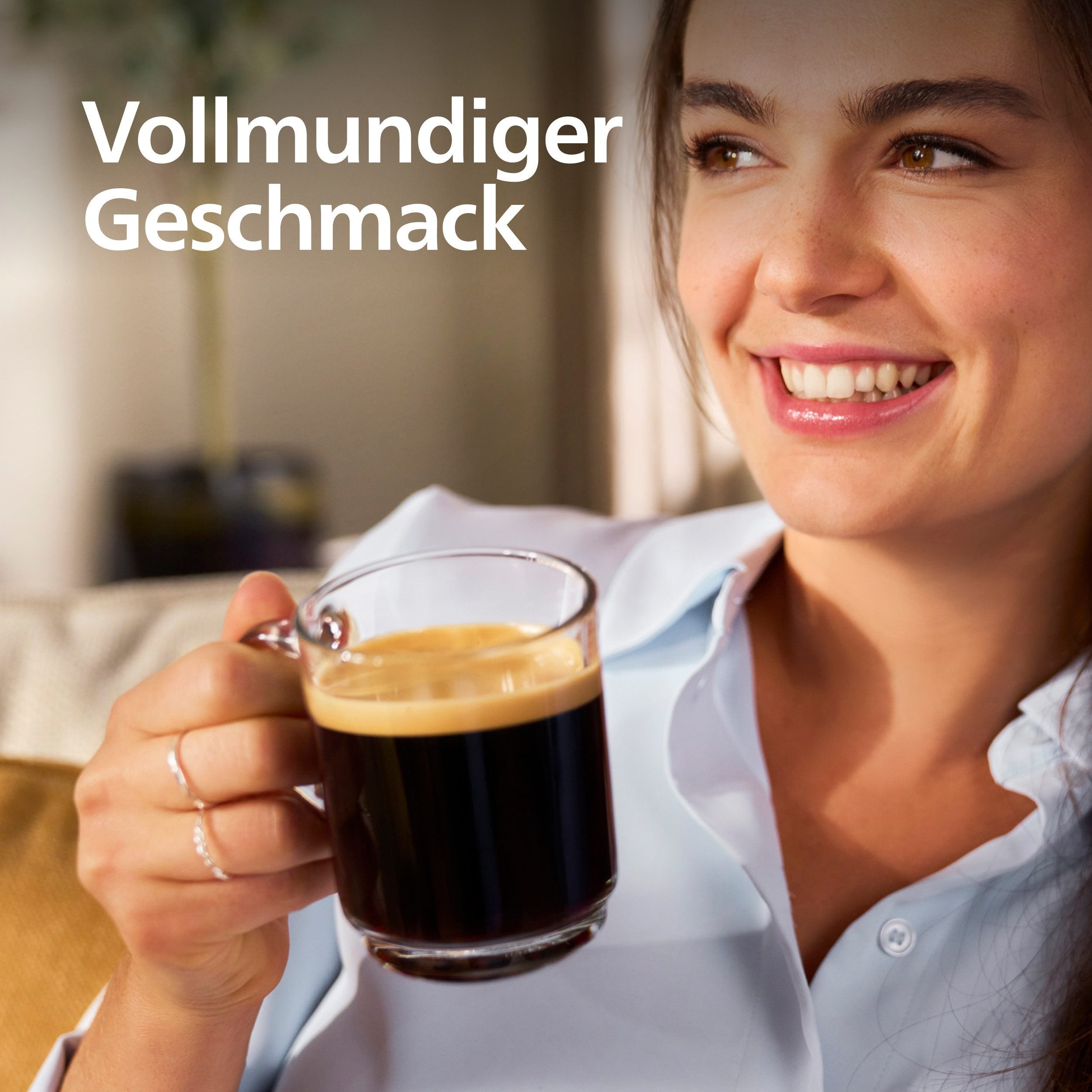 PHILIPS EP5447/90 Serie 5400 LatteGo 12 Kaffeespezialitäten Kaffeevollautomat Schwarz/Chrom